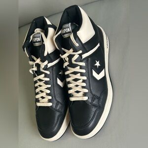 NEW Converse Weapon Black Ivory A04400C Larry Bird Boston Celtic DS W/Rec